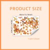 Fall Window Stickers, Maple Leaf Birds Double-Side Glass Decals，Anti-Collision Glass