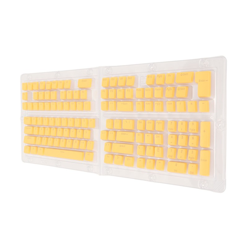 PBT Pudding Keycaps 129 Keys Translucent OEM Height Doubleshot Injection