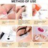 QUEWEL Eyelash Extension Glue 6ML Strong Black Lash Glue 1-2