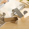 Mr. Gadget's Solutions Stainless Steel Reversible Over Door Hooks for