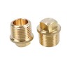 AB Tools 2 PACK Universal Brass Boat Drain Plug Speedboat Rib Garboard Bung Transom