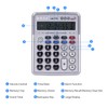 Musical Desktop Calculator 12-Digits LCD Display Electronic Calculator Counter Big