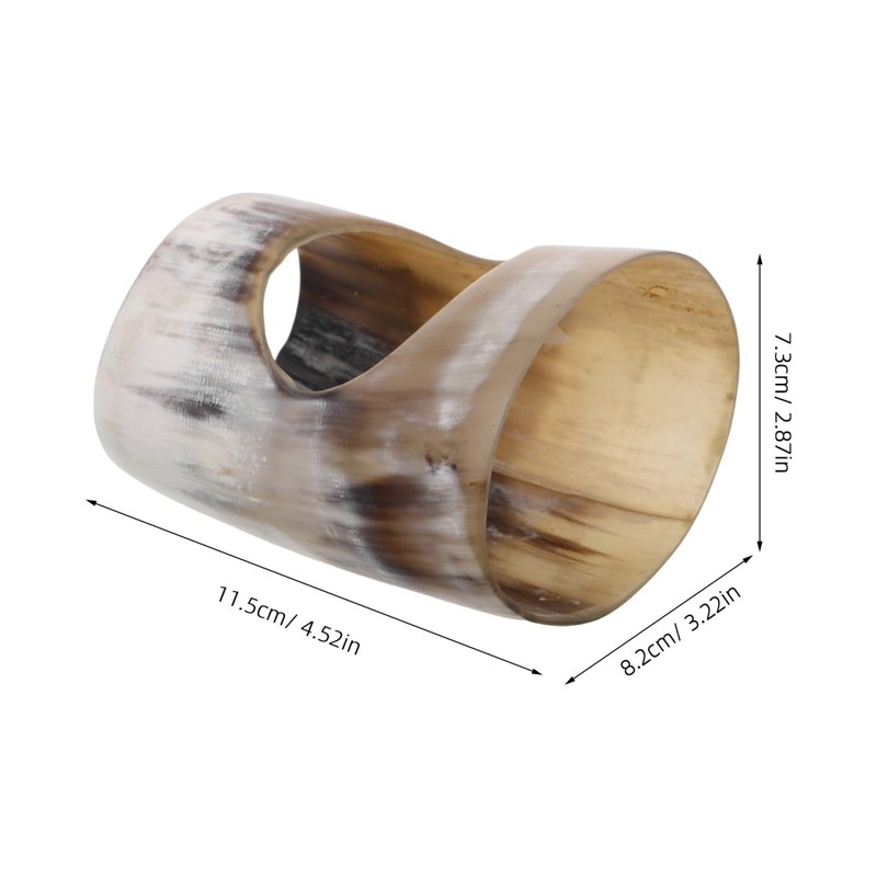 Ciieeo Drinking Horn Stand for Storage Horn Craft Display Base