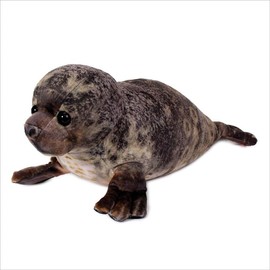 Real Planet™ Brown Sea Lion Realistic Plush Stuffed Animal - Size: 17", Color: Brown