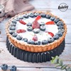 Bakeley Tart Pan Quiche Mold with Removable Bottom, 20 cm,