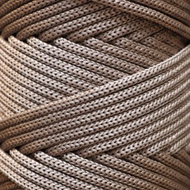 Makromecity, 2 Skeins of Polyester Macrame Cord 5mm x 104 yards (311 feet) 5mm Polypropylene Mink Macrame Cord Crochet Macrame Bag Cord Crafts for Wall Hangings, Bags, Underplate, Rug