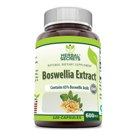 Herbal Secrets Boswellia Extract Serrata 600mg 120 Cápsulas Sabor Sin Sabor