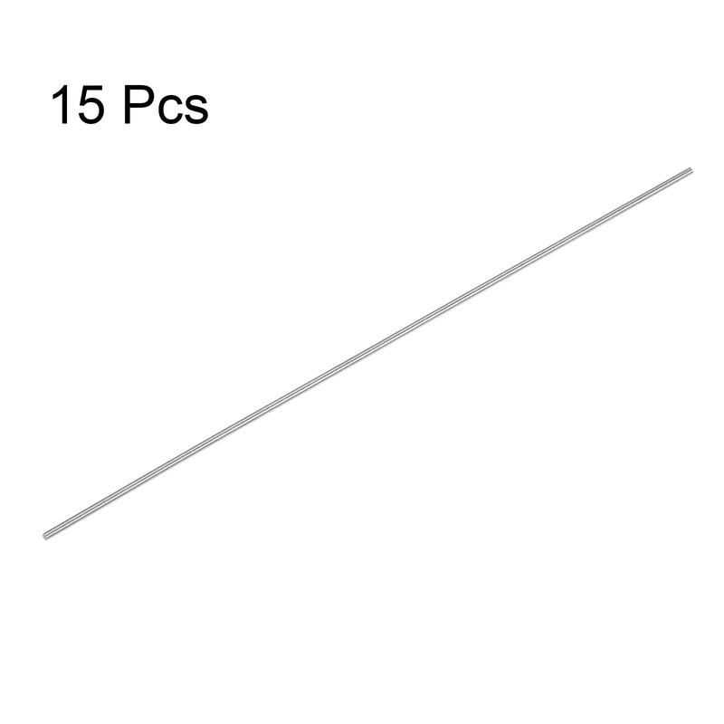 sourcing map 15pcs Round Rods 1.1mm x 100mm High Speed
