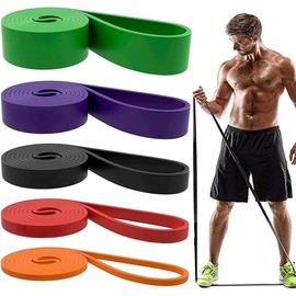 Pull - Up Assist Equipment, Workout Gear, Exercise Tools - Long Resistance Bands Set, Ideal for Fitness, Training, Physical Therapy for Both Men and Women