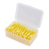 60Pcs Interdental Brush Practical Slim Braces Cleaner with PP Handle