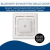 Broan-NuTone FG800SPK Bluetooth Speaker Bathroom Exhaust Grille Cover with LED