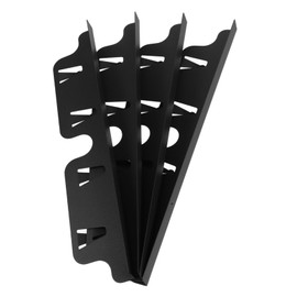 KONTONTY 4pcs Stove Side Gap Covers Metal Stove Counter Gap Guard Kitchen Filler Oven Edge Cover Protector