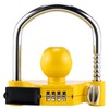 Cenipar Trailer Hitch Lock Universal with Combination Lock, Heavy-Duty Steel