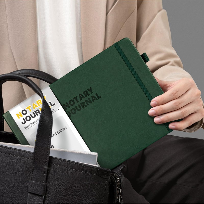 Homlive Notary Journal Log Book, Notary Book with 390 Record