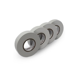 LPGLed Insulation Tape 4 Rolls of 25 m Each 1 - Thickness 0.15 mm Flame Retardant and Waterproof and Very Durable (White)