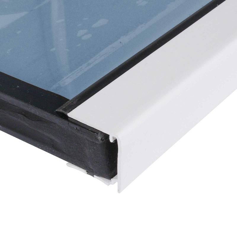 White, 1m Ultraframe 25mm End Closure Polycarbonate Glass Conservatory Sheet