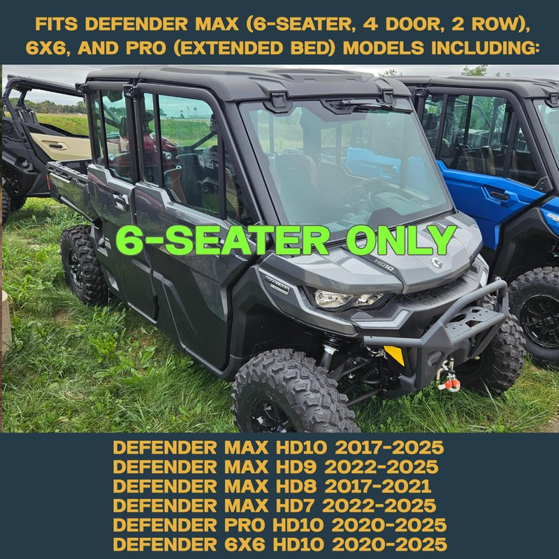 Can-Am Defender MAX (6-Seater) HD10 HD9 HD8 HD7 6x6 &
