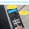 Solar Charger for Ring Doorbell,5W IP65 Waterproof Solar Panel for