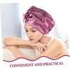 Baluue Elastic Double Silk Sleeping Bonnet Hair Cap for Curly