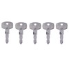 Fakojer 5PCS Ignition Key Compatible with Nissan Forklift Heavy Equipment
