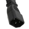 Single C14 to Dual 5 15R C13 Cord Short Power