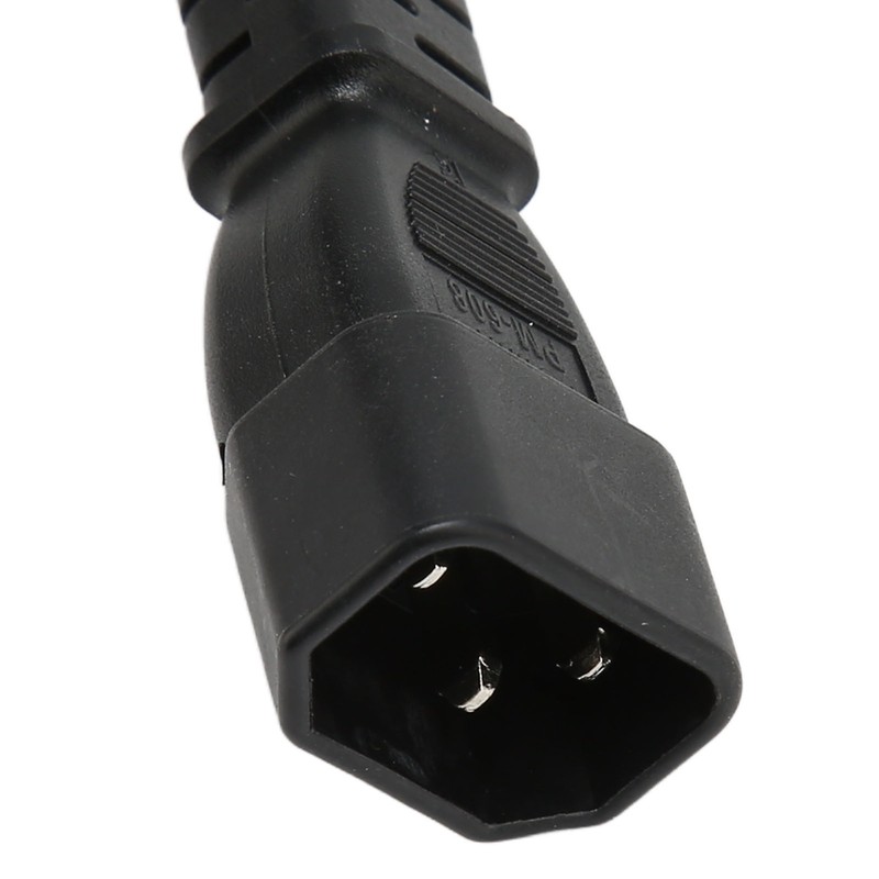 Single C14 to Dual 5 15R C13 Cord Short Power