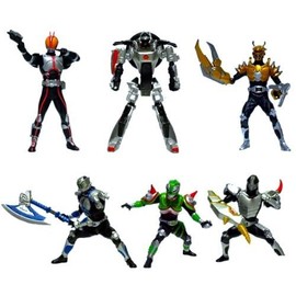 Gashapon HG Kamen Rider Action Pose 2, All 6 Types