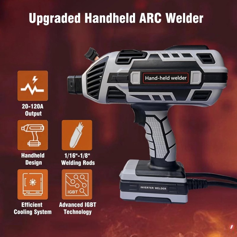 Saker Portable Electric Welding Machine,110V Portable Welder Handheld with IG...
