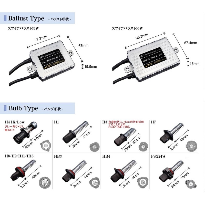 sufiaraito HID Replacement Bulbs H1 K 2 Pcs shdla043 –