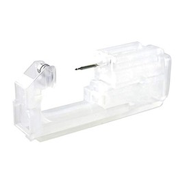 JPS 7M112WL Safety Piercer Ear Lobe Medical Stainless Steel Blue Zircon