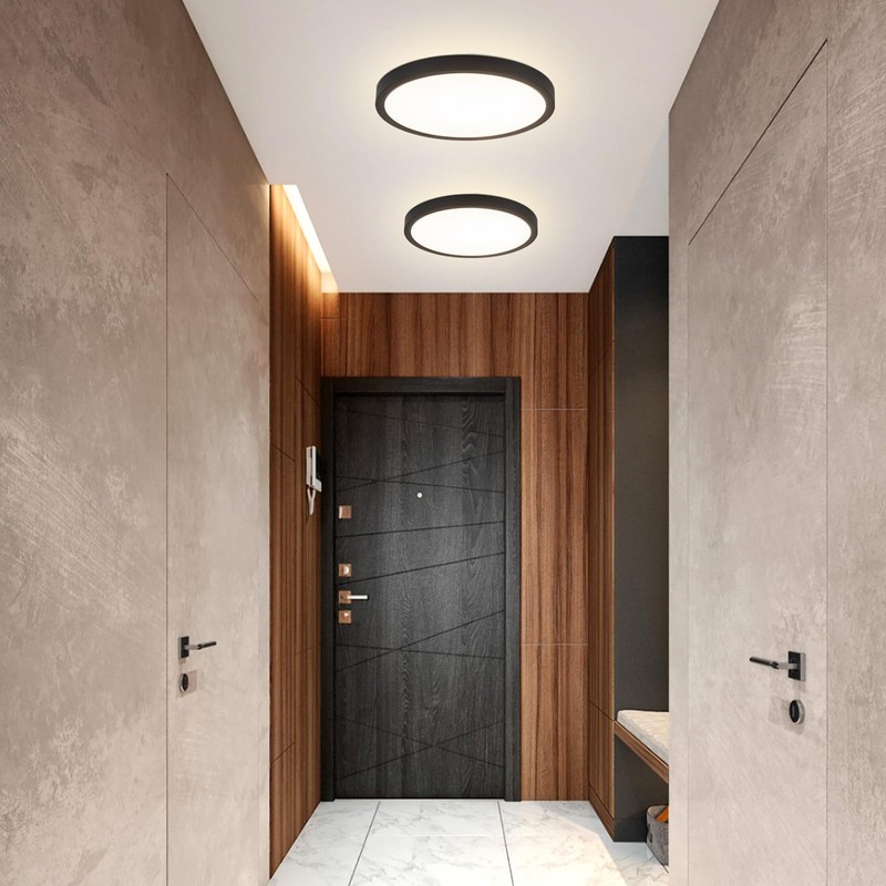 ZMH Ceiling Light LED Ceiling Light Bathroom Lamp Flat 15