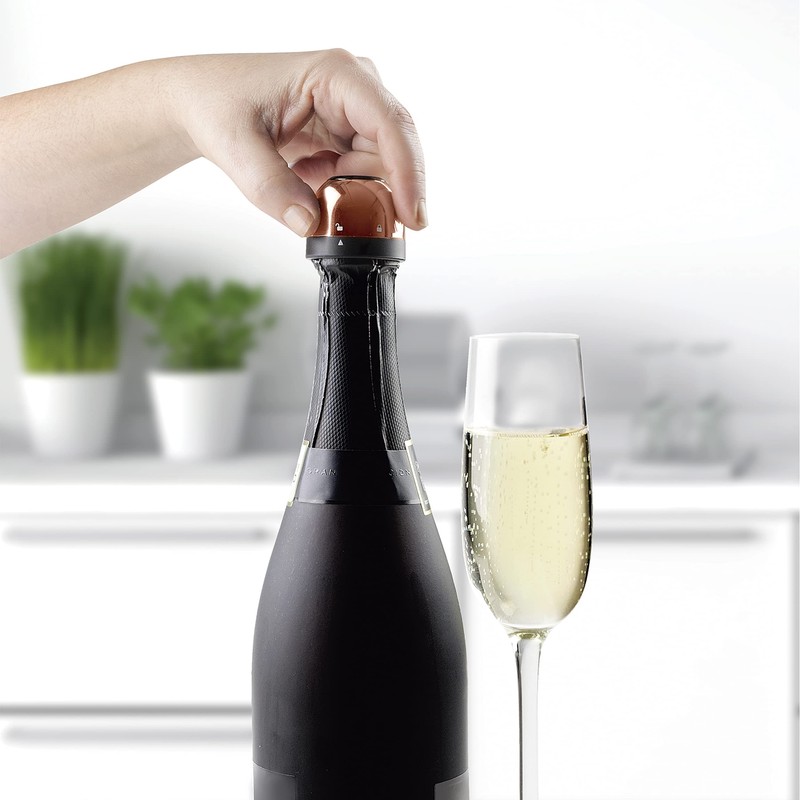 Lacor 63055 Champagne Stopper Preserves Flavor & Aroma Keeps Bubbles