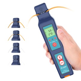 Optical Fiber Traffic Identifier OFI FI-20V All-in-one Chuck Live with VFL LED Light 800nm-1700nm Detector Traffic Identifier Suitable for 0.25/0.9/2.0/3.0mm Small and Practical