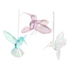 CIYODO Pack of 3 Hummingbird Figures for Hanging Made of