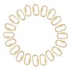 HJZHII 20 Pcs Screw Carabiner Lock Charms Gold Necklace Clip