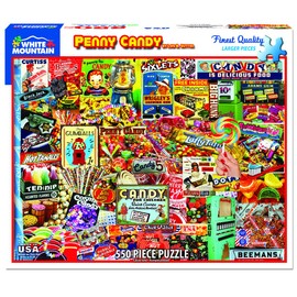 White Mountain Puzzles Penny Candy - 550 Piece Jigsaw Puzzle