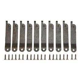 Bisagra de soporte de tapa, 10 juegos de antioxidante práctico bisagras de caja de juguetes para gabinete para ventana para caja, bisagras para cajas de madera