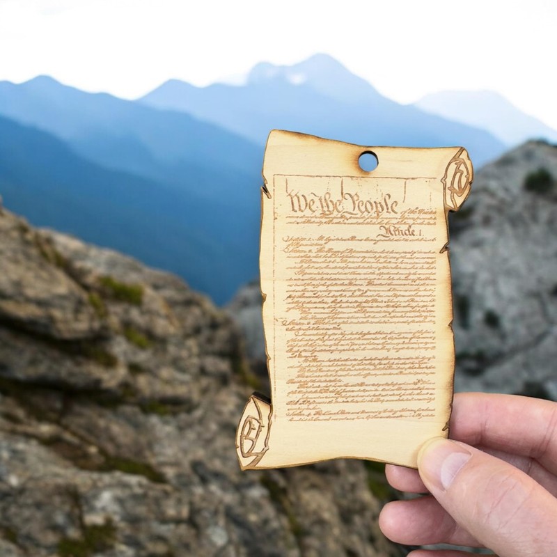 Ornament - Scroll We The People