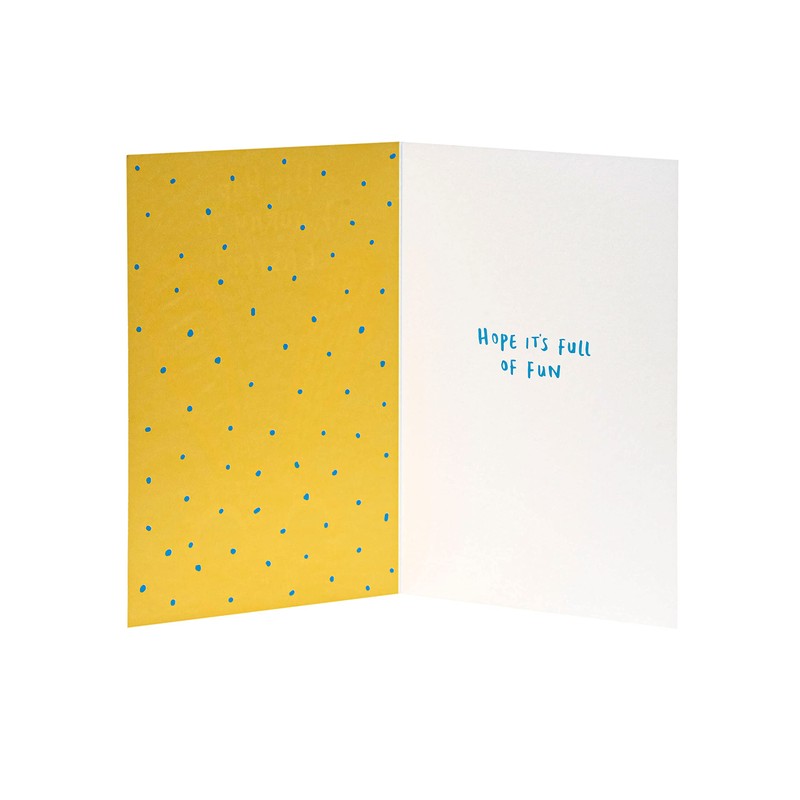 UK Greetings Easter Card for Kids with Envelope - Bright