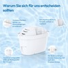 Mutital Water Filter Cartridges Pack of 6 Replacement for Brita