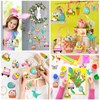 Wooden Easter Pendants, Pack of 24 Wooden Easter Eggs, Wooden