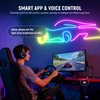 NEEWER 16.4ft/5m LED Strip Lights, Smart AI RGB Flexible Cuttable