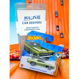 Hot Wheels '69 Mercury Cougar Eliminator (Metallic Green) 3/5 Muscle Mania - 2024-171/250 (Short Card) - includes a KLAS Car Keeper Protector Case - HTD98