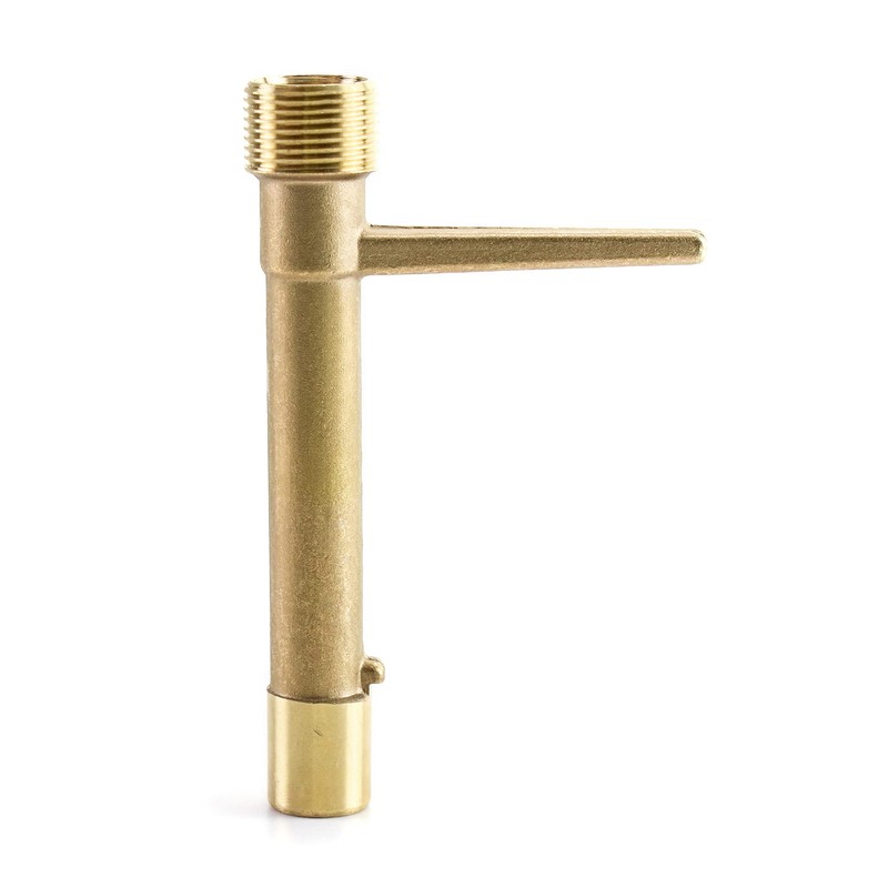 QWORK Quick Coupling Valve Key, 3/4 Inch Brass Irrigation Tool