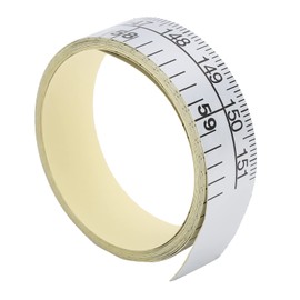 Cinta Métrica Adhesiva, Escala Doble, Se Puede Utilizar para Medir con Precisión Cintas de Costura, Sastrería, Cuerpo, Cintura o Cualquier Superficie Curva
