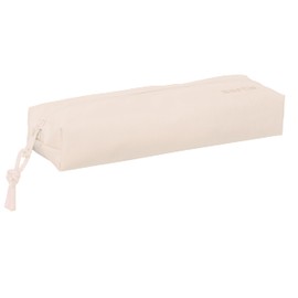Safta - Rectangular pencil case, children's pencil case, ideal for school children, comfortable and versatile, quality and resistance, 22 x 7 x 40 cm, light pink, light pink, Estándar, Casual