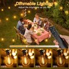 Ollny S11 100FT Outdoor String Lights with Remote, Plug in