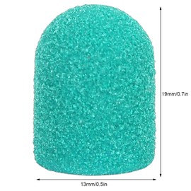 Watris Veiyi Pack of 20 Sanding Caps, Nail Cutter, 13 x 19 mm Sanding Caps, Sanding Sleeves, Nail Cutter, Suitable for Polishing and Shortening Fingernails