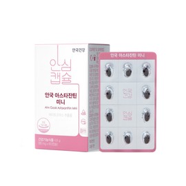 Anguk Health Astaxanthin Mini 60 tablets 1 unit 60 tablets 1 unit / 안국건강 아스타잔틴 미니 60정 1개 60정  1개