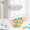 R-kay 6 Pack Angled Candy Bowls - Clear Plastic bowls